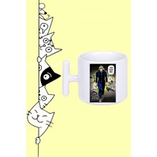 Shen Wulong Karakter Anime Kengan Ashura Tasarım Baskılı Beyaz T Sap Kupa Bardak