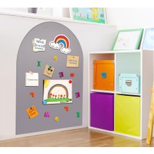 Yapışkanlı Manyetik Duvar Panosu Mıknatıs Tutan Pano 60 x 90 cm