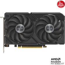 Asus DUAL-RX9060XT-8G-AMD-RADEON-RX 9060-8G-8GB GDDR6-128BIT--HDMI-2XDP-EKRAN Kartı