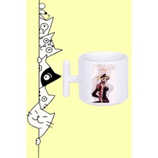 Cha Hae In Karakter Solo Leveling Anime Tasarım Baskılı Beyaz T Sap Kupa Bardak