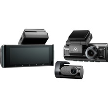 Azdome M550 Pro 4K Çift Kameralı Araç Kamerası WiFi GPS Gece Görüşü Park Modu Türkiye Garantili