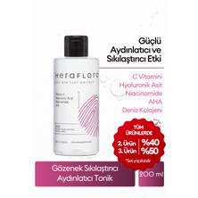 Heraflora Gözenek Sıkılaştırıc, Nemlendirici, Aydınlatıcı Tonik 200 ml - Niacinamide, Aha, C Vit