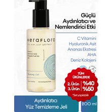 Heraflora Nemlendirici, Aydınlatıcı, Arındırıcı Yüz Temizleme Jeli 200 ml