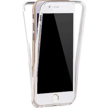 Ehr. Iphone 6 Plus / 6s Plus Uyumlu Ön Arka 360 Tam Koruma Şeffaf Soft Silikon Kılıf