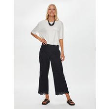Resort Brode Nakış Işli Yanı Yırtmaçlı Wide Leg Fit Caprii S25CPR017