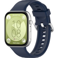 NovStrap Huawei Watch Fit 4 Pro/Fit 4/Fit 3 ile Uyumlu Kordon Tam Uyumlu Pimli Yumuşak Silikon Kayış