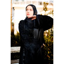 Harika Wear Siyah Ipek Şalı