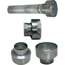 Soba Borusu Dönüitürücü - Boru Dönüitürücü Adaptör 8cm'den 13CM'YE