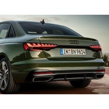 Audi A4 2020- Arka Tampon Çıtası Orta S-Line Siyah Uyumlu Oem No: 8W0853551C Yb9