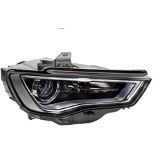 Audi A3 2013- Ön Far Komple (Çift Beyin Üzerinde) Sağ Uyumlu Oem No: 8V0941006C / 8V0941044C /