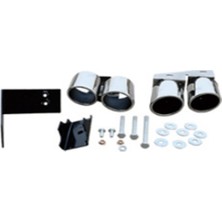 Audi A4 2009- Arka Egzoz Ucu Set S4 A4 2 Uyumlu Oem No: