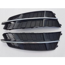 Audi A6 2015- Ön Tampon Izgara Sol (Kromlu - S-Line) Uyumlu Oem No: 4G0807681AN / 4G0807647B Bmt