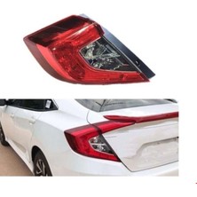 Honda Civic 2017- Stop Lambası Dış Sol Uyumlu Oem No: 33550-TET-H01