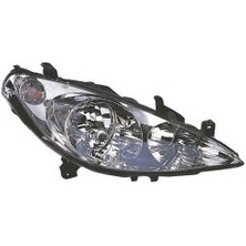 Peugeot 307 2001- Ön Far Sisli Sağ (Motor Üzerinde) Uyumlu Oem No: 6205.Z3 / 6205Z3