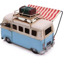 Dekoratif Metal Minibüs Çerçeveli, Kalemlik Tenteli