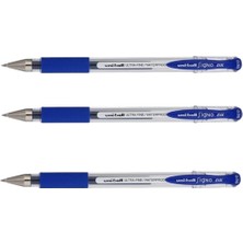 Uniball Signo Dx (0.38) Jel Kalem Mavi ( Üç Adet)