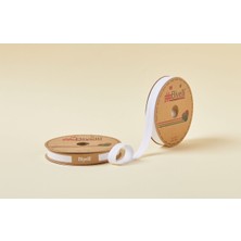 Biyelli Koton Katlı D01 Beyaz 2 cm 25 Metre %65 Koton %35 Polyester