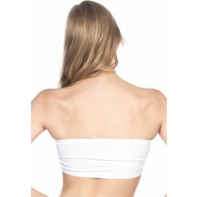Beyaz Mı Emay 4002 Soft Straplez Büstiyer