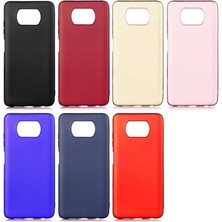 Xiaomi Poco X3 Kılıf Fzd Premier Silikon Kapak-Kırmızı