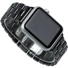 Watch Ultra 49MM Kordon Uyumlu Krd-15 Metal Strap Kayış Zore - Beyaz