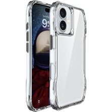 iPhone 16 Plus Kılıf Airbagli Şeffaf Fzd Incek Kapak-Şeffaf