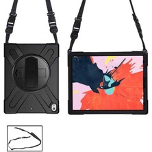 iPad Pro 12.9 2018 (3.nesil) - Uyumlu Uyumlu Zore Defender Tablet Silikon-Siyah