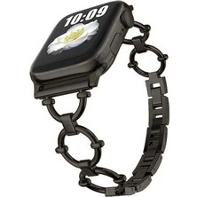 ​​​watch Ultra 49MM Kordon Uyumlu Krd-56 Metal Strap Kayış Zore - Siyah