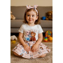 Anna ve Elsa Etek Takımı. 3lutakım. 3-8 Yaş