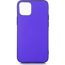 iPhone 12 Mini Uyumlu Btbm Premier Silikon Kapak-Saks Mavi