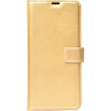 Gold Xiaomi Mi 14T Pro 5g Kaliteli Suni Deri Cüzdan Kılıf Kapaklı Mıknatıslı Kartlık Bölmeli Cüzdanlı Stand Özellikli