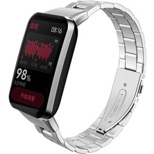 Xiaomi Mi Band 7 Pro Krd-04 Metal Kordon-Gümüş