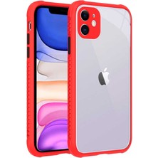 iPhone 11 Kılıf ​​klfs Kaff Kapak-Kırmızı