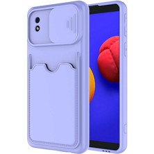 Galaxy A01 Core Kılıf ​klfs Kartix Kapak-Lila