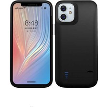 iPhone 12 Klfs Şarjlı Kılıf-Siyah