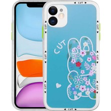 iPhone 11 Kılıf Kamera Korumalı Desenli Sert Klfs Hess Kapak-No2