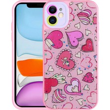 iPhone 11 Kılıf Kamera Korumalı Sert Desenli Klfs Pami Kapak-No1