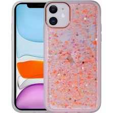 iPhone 11 Uyumlu Figürlü Desenli Işıltılı Sert Klfs Sos Kapak-No5