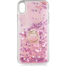 iPhone Xs Max 6.5 Uyumlu Klfs Milce Kapak-Pembe