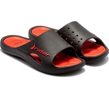 Rider Bay Erkek Terlik Siyah-Kırmızı 39/46