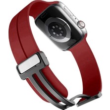 Watch Ultra 49MM Uyumlu Krd-84 Uyumlu Kordon Zore - Koyu Yeşil