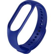 Xiaomi Mi Band 7 Uyumlu Klasik Kordon Zore - Mavi Koyu