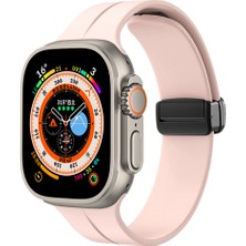 Watch Ultra 49MM Uyumlu Krd-84 Uyumlu Kordon Zore - Pembe