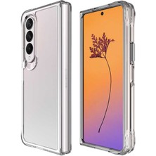 Galaxy Z Fold 4 Kılıf Klfs Sararmaz Sert Mika Kapak
