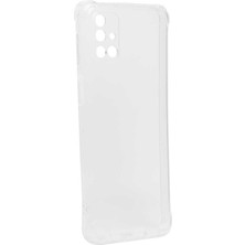 Galaxy M31S Kılıf Klfs Kamera Korumalı Nitro Anti Shock Silikon-Renksiz