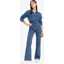 Defacto Yeni Sezon Slim Fit Dar Kesim Jean Gömlek