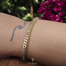 Asalet Karesi Bileklik Çelik 14 ayar altın kaplama rengi yaz sezonu unisex bileklik modelleri Şık tasarım Modern tarz takı