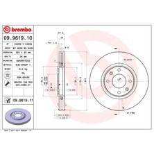 Ön Fren Aynası Corsa F-Crosland X-Mokka E-PARTNER-BERLINGO-307-207-208-2008-1007-308-C3-C3 Aırcross- C4-C5-Xsara-Ds3 283X26X4DLXHAVALI 4249.84-4249.18
