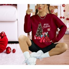 Gelirr Kadın Uzun Kollu Bisiklet Yaka Viskon Iki Iplik Bluz