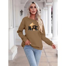 Gelirr Kadın Uzun Kollu Bisiklet Yaka Viskon Iki Iplik Bluz