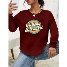 Gelirr Kadın Uzun Kollu Bisiklet Yaka Viskon Iki Iplik Bluz